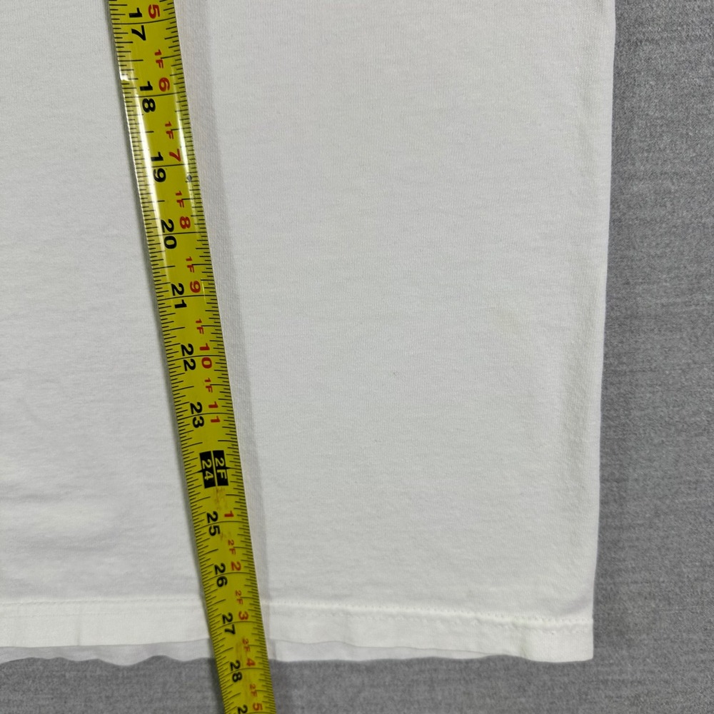 Vintage American Flag 2003 T-Shirt Men's Medium White USA Sonoma Jean Company - Picture 6 of 6